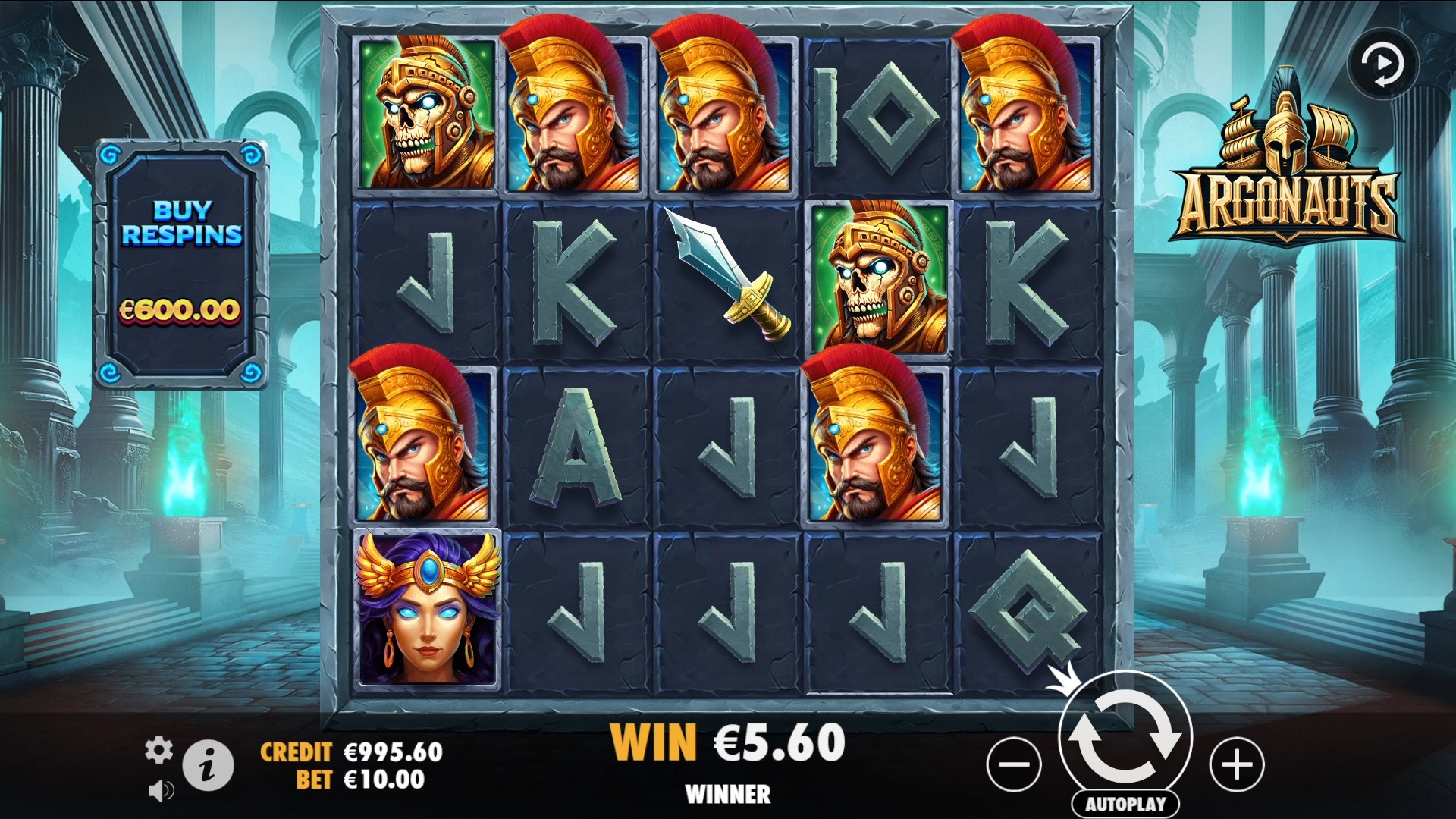 Argonauts - screenshot with slot description 2